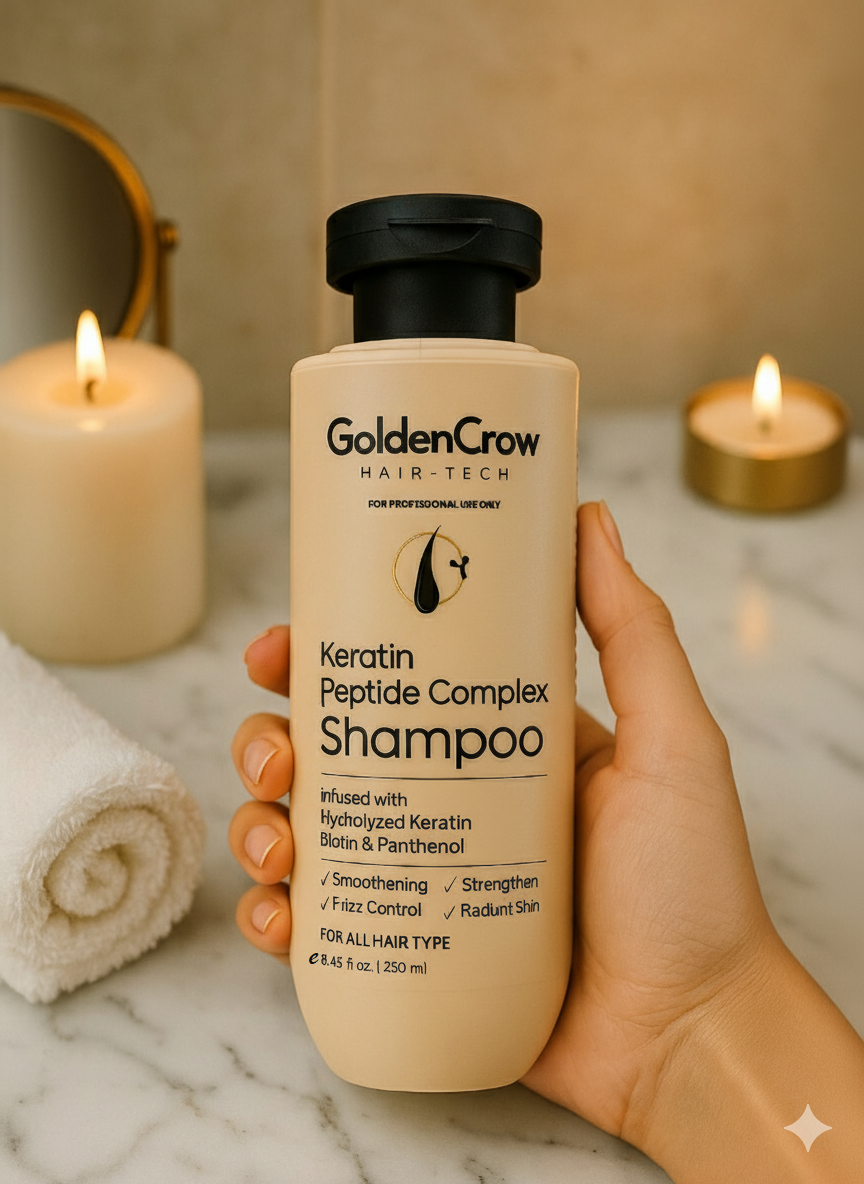 Keratin Peptide Complex Shampoo + Amino Hair Butter + Celeste Elixir