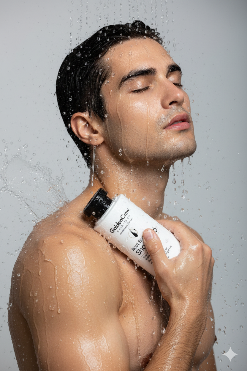 Root Boost Shampoo + Root Boost Serum