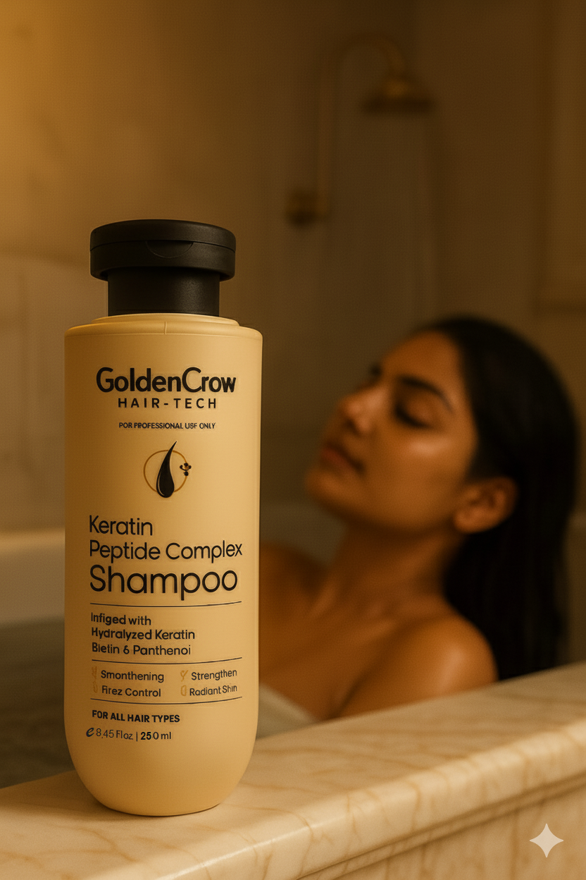 Keratin Peptide Complex Shampoo + Amino Hair Butter + Celeste Elixir