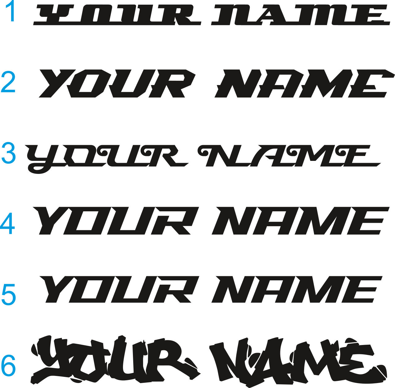 Custom Rear Window Decal 12"