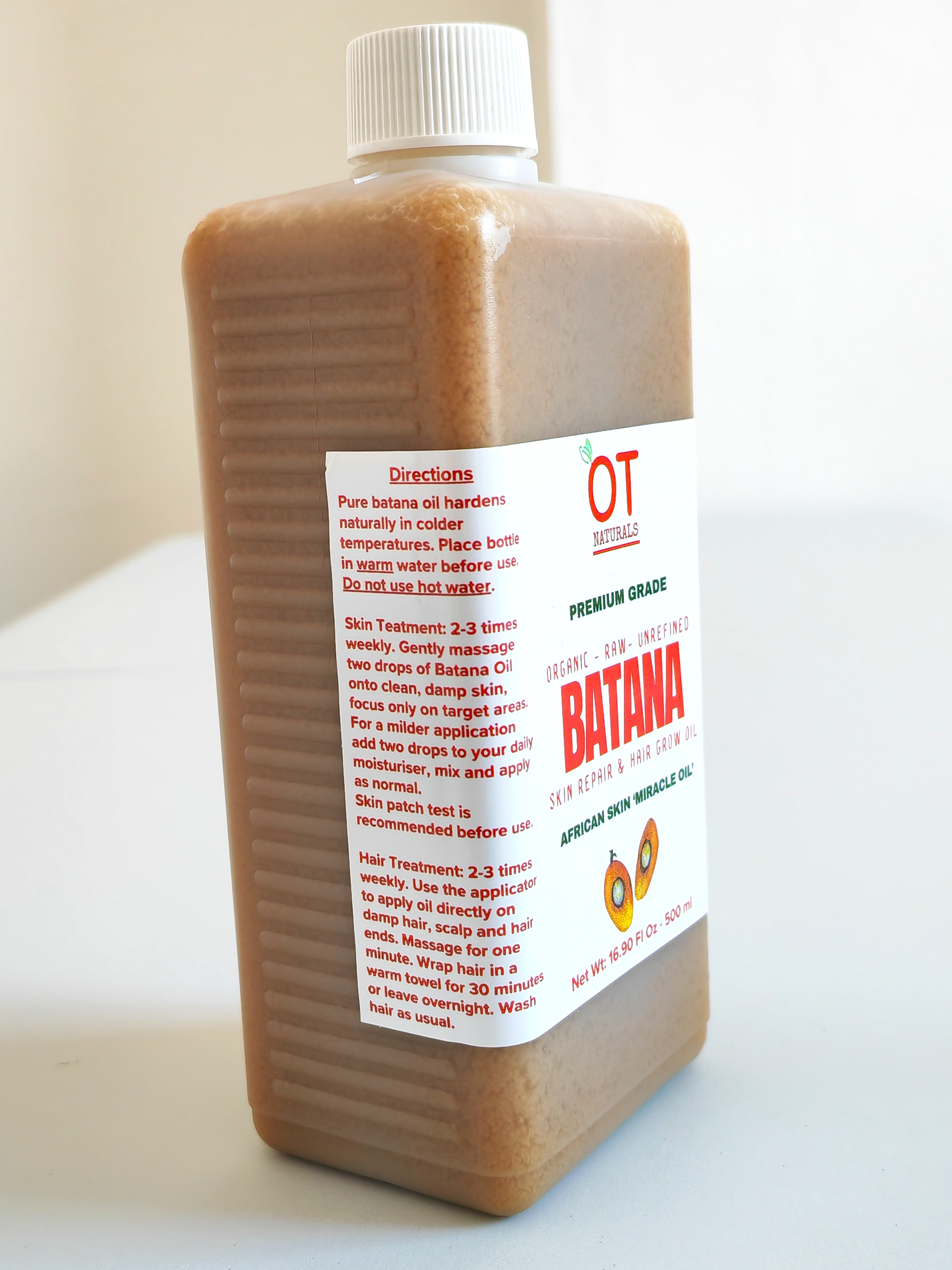 500ml - Pure Batana Oil for Skin Repair – Deep Moisture & Healing