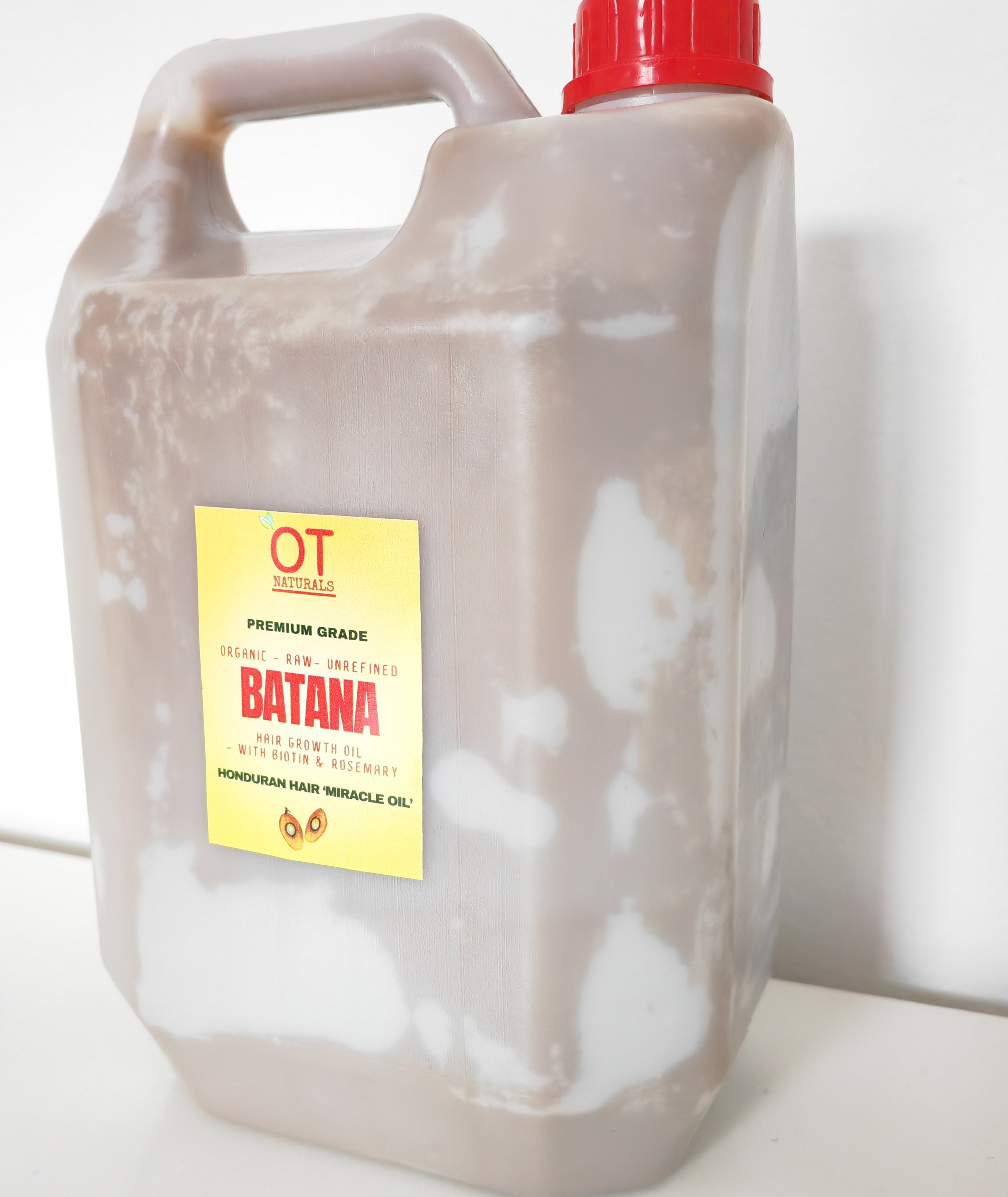 5 Litres (5000ml) - Raw Batana Oil for Hair Growth – with Biotin & Rosemary
