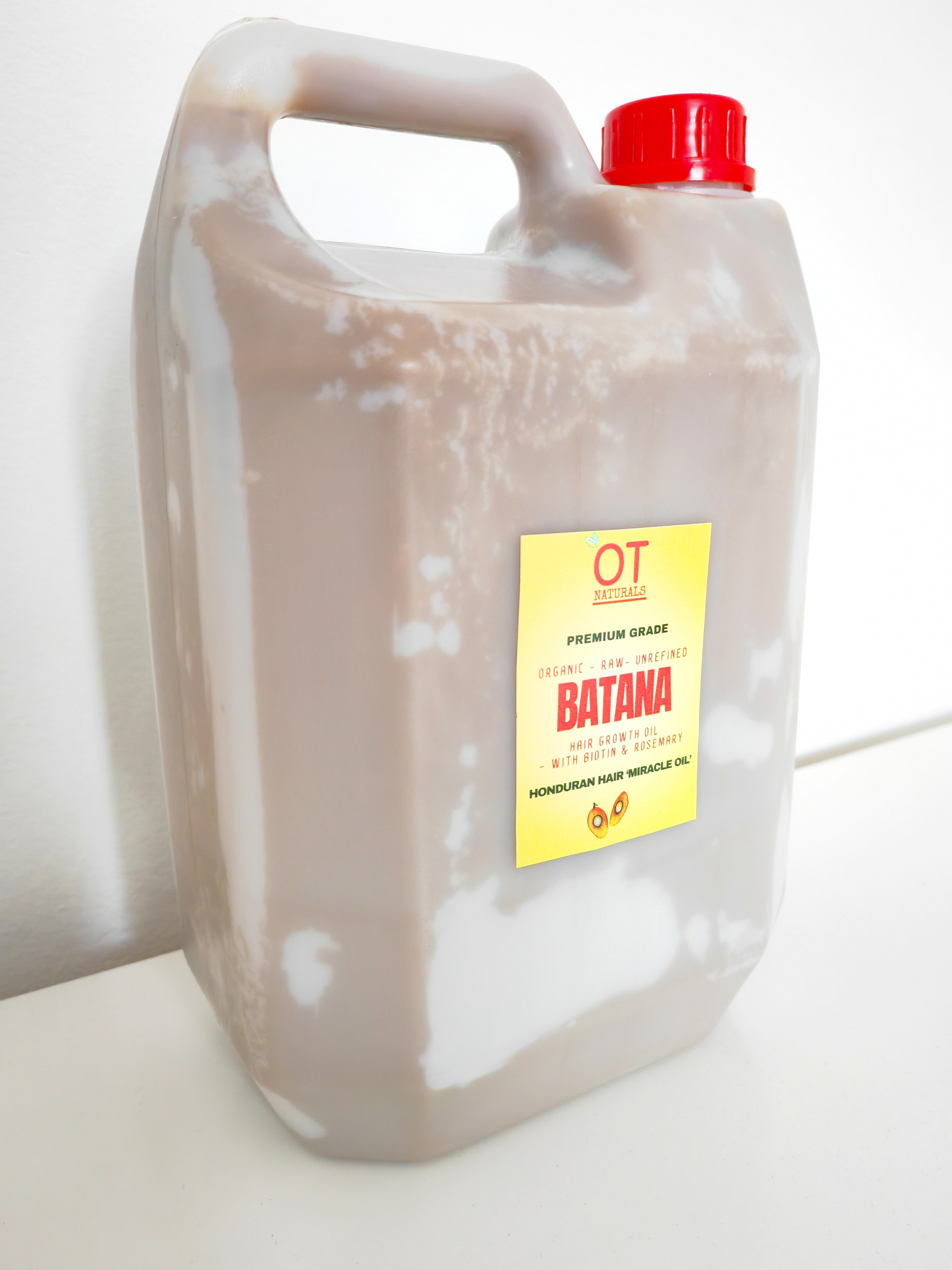 5 Litres (5000ml) - Raw Batana Oil for Hair Growth – with Biotin & Rosemary