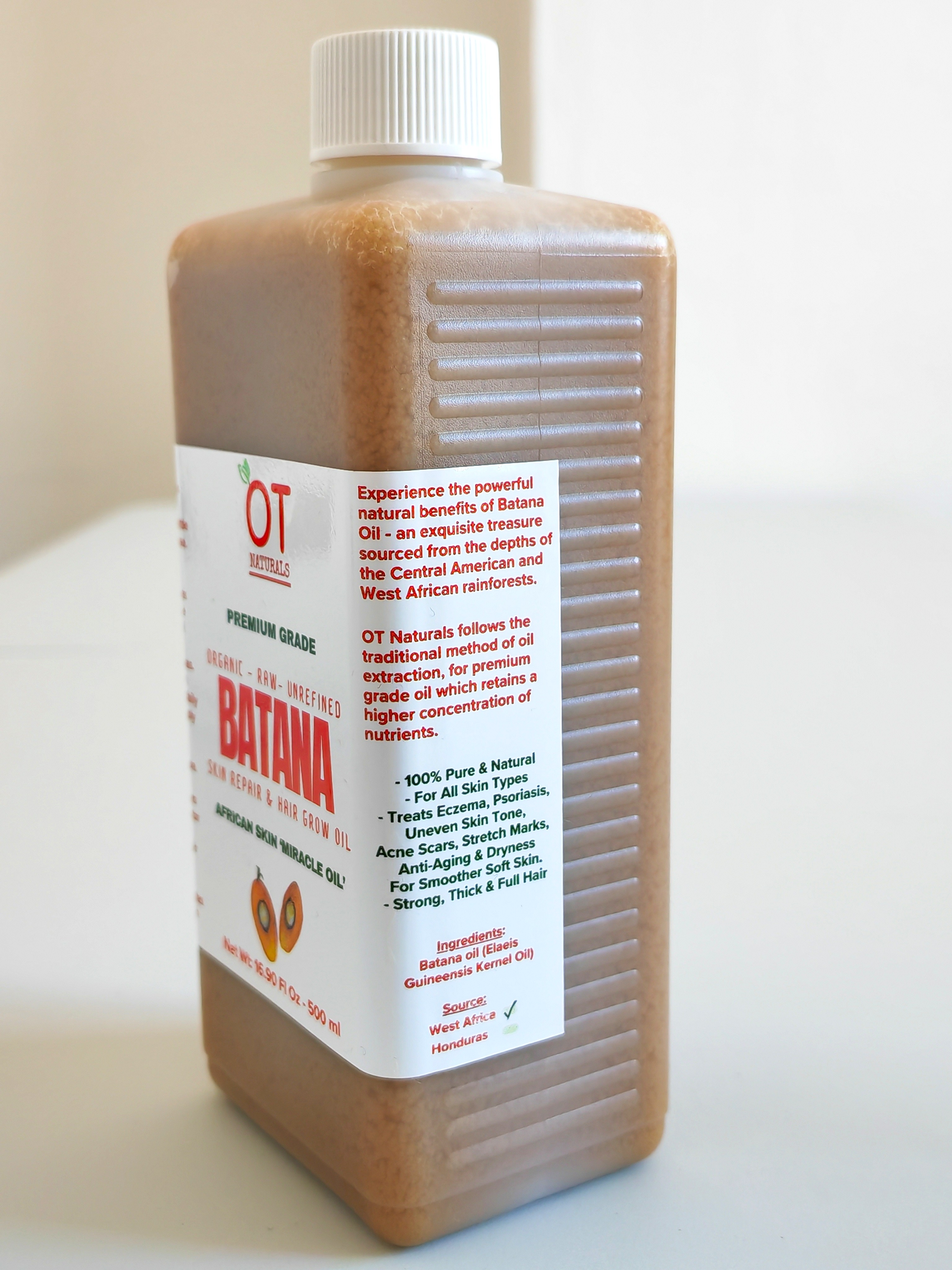500ml - Pure Batana Oil for Skin Repair – Deep Moisture & Healing
