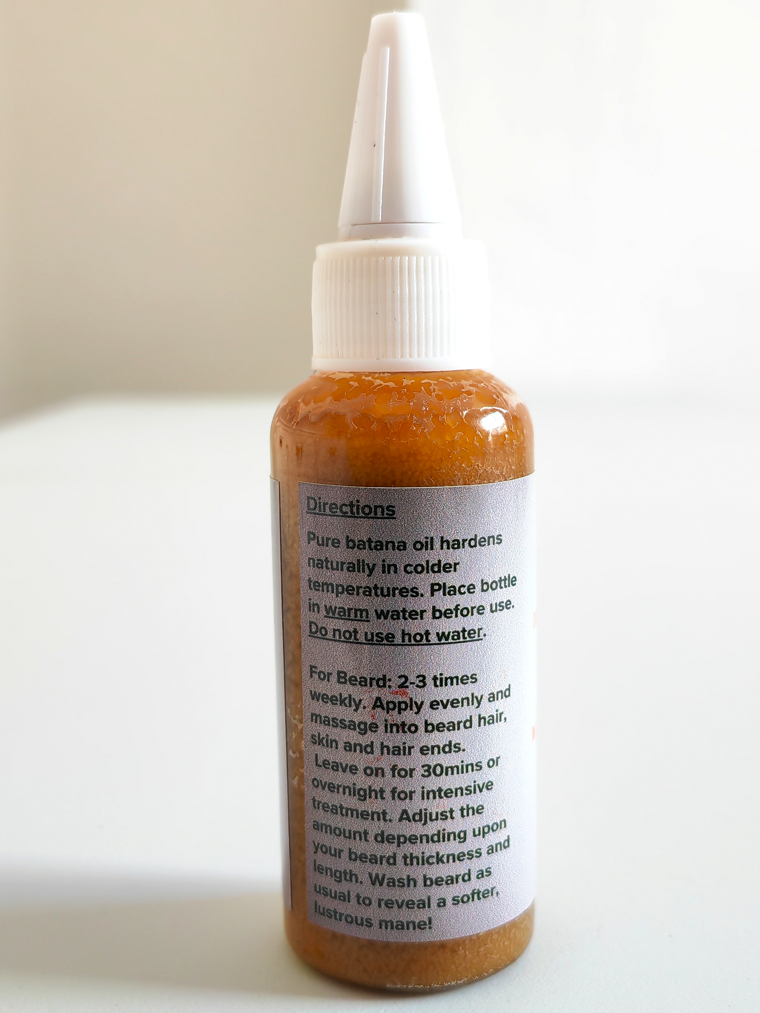 50ml – Beard Growth Treatment – Raw Batana Oil with Biotin & Rosemary