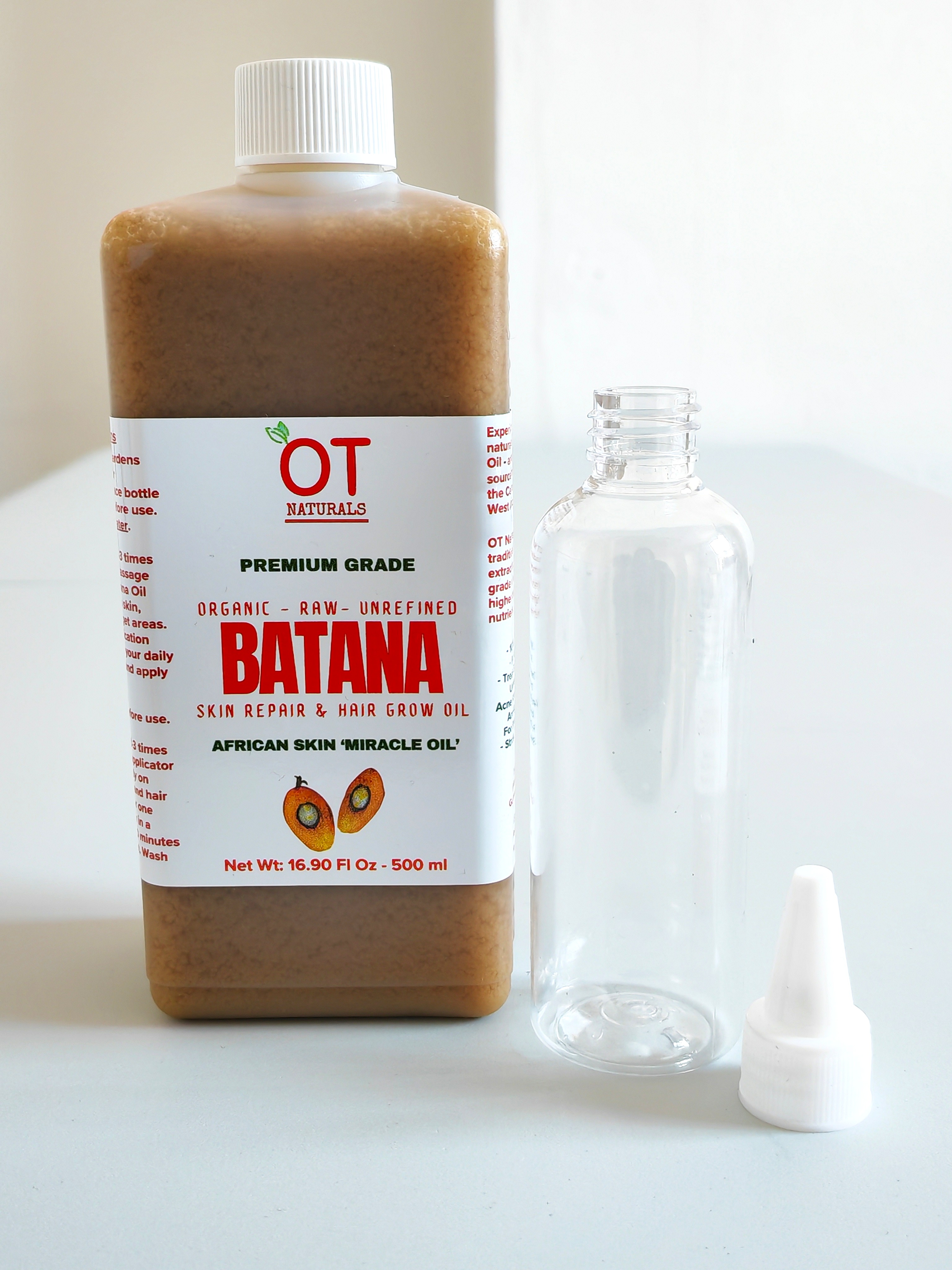 500ml - Pure Batana Oil for Skin Repair – Deep Moisture & Healing