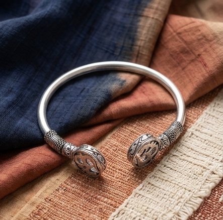 OM 925 Oxidized Sterling Silver Bracelet