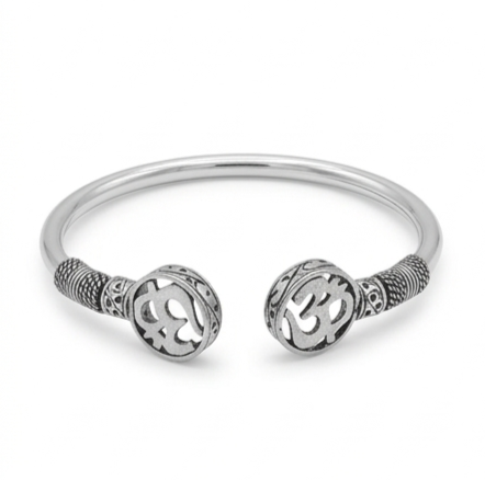 OM 925 Oxidized Sterling Silver Bracelet