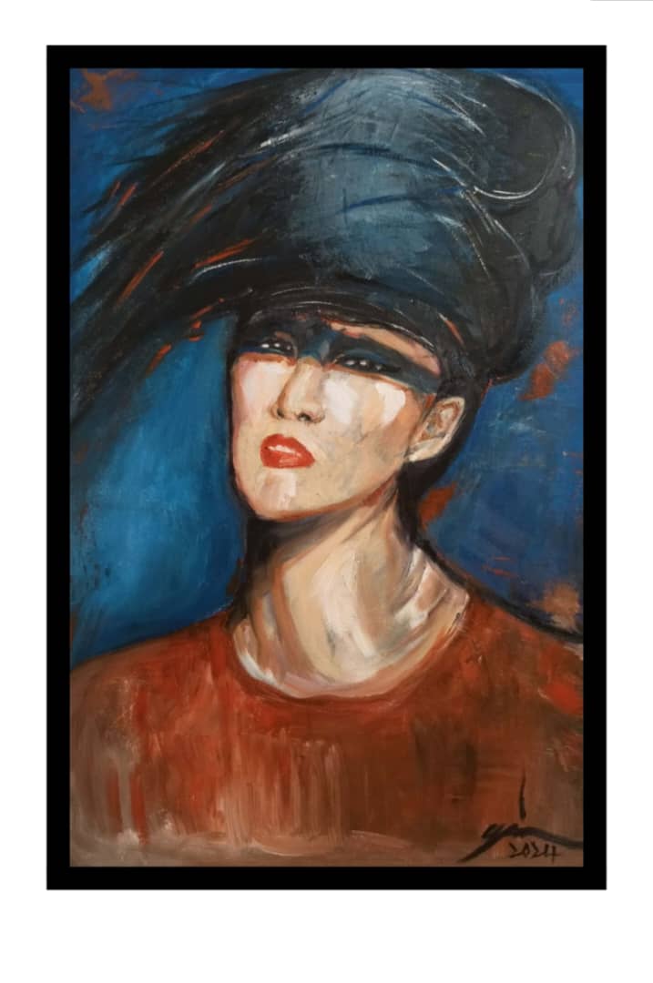[The Hair Flipping] Oil On Canvas