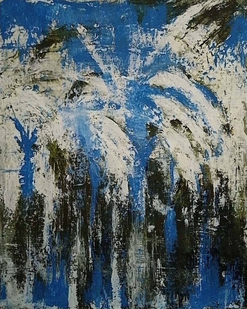 [The Palm Tree] Oil on Canvas Panel 