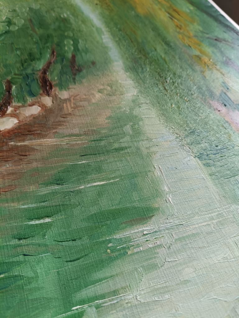 [The Green River] Oil Painting