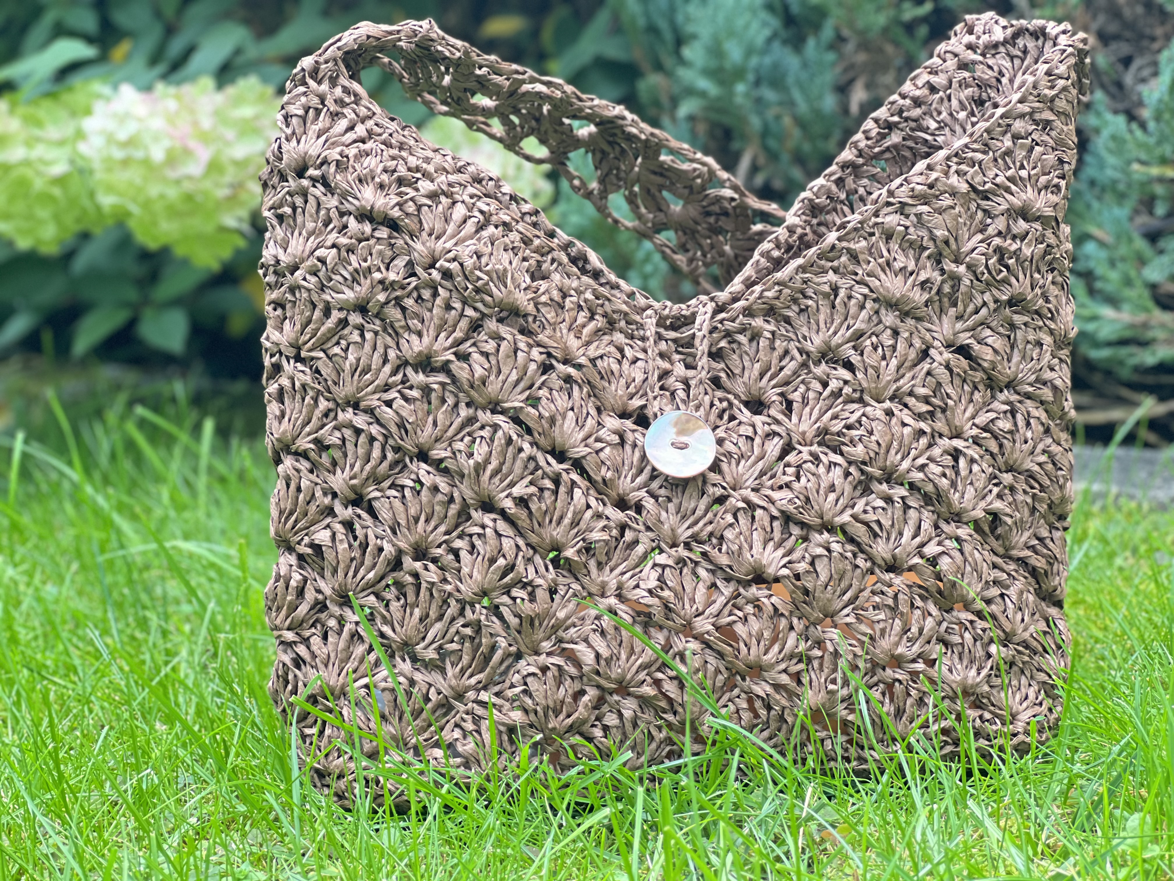 Handwoven Straw Tote Bag