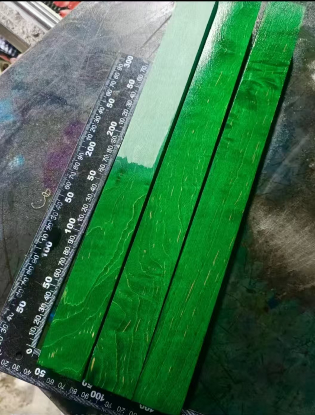 Stabilized wood cue blanks