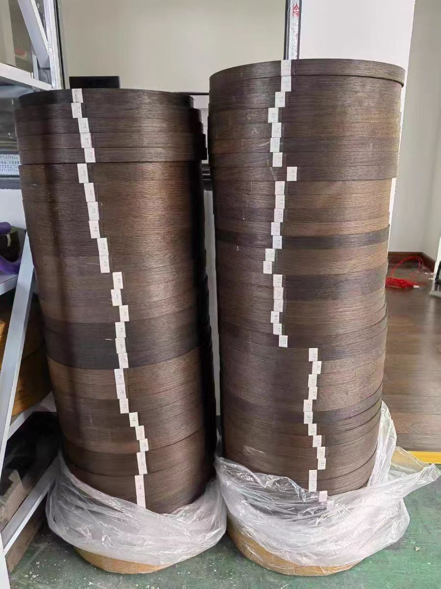 Wenge Wood Veneer Edge Banding Rolls