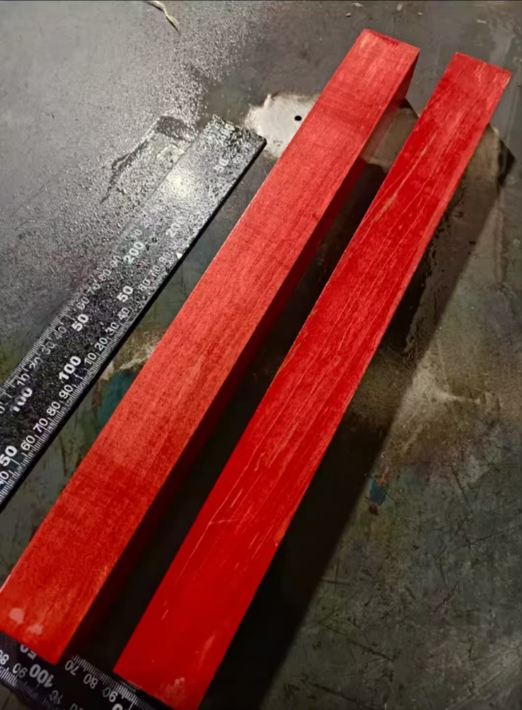 Stabilized wood cue blanks