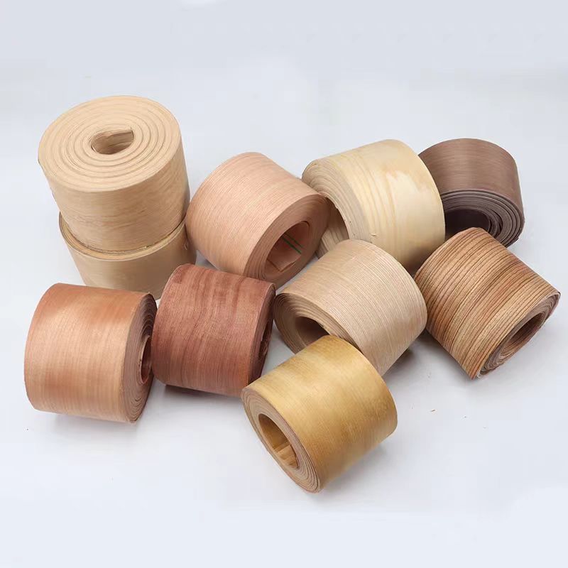 Profile wrapping wood veneer Rolls