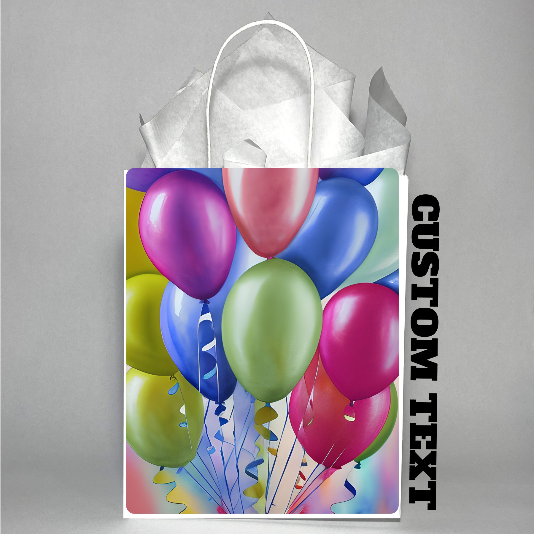 Colorful Balloon Gift Bag