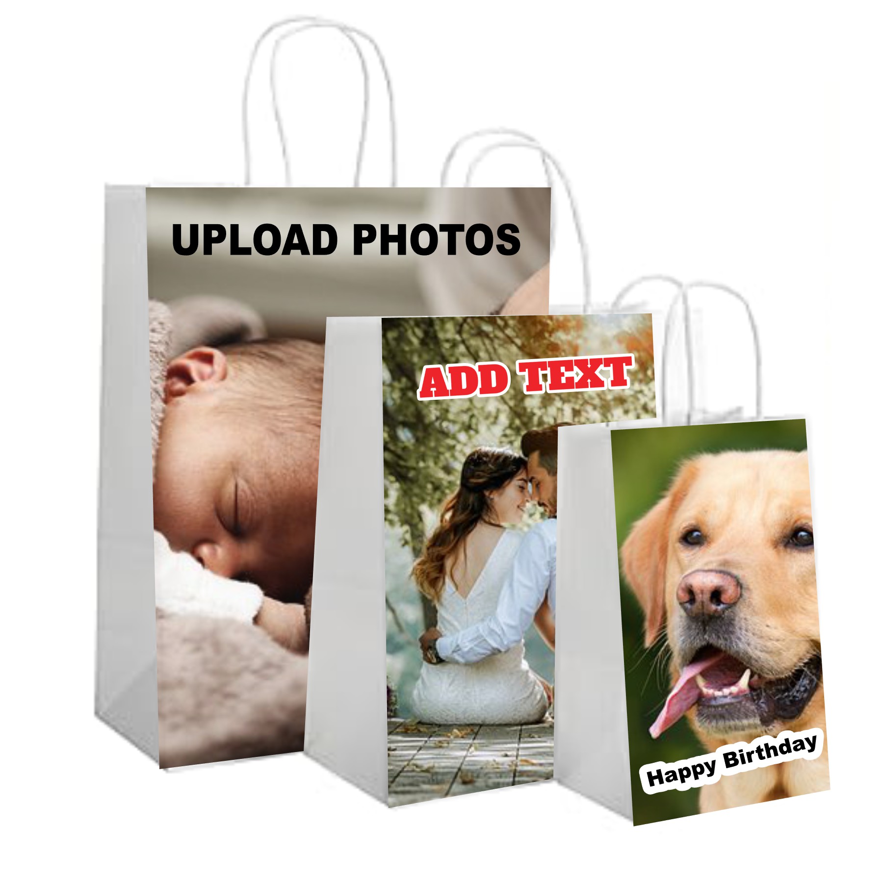 Personalized Photo Gift Bags