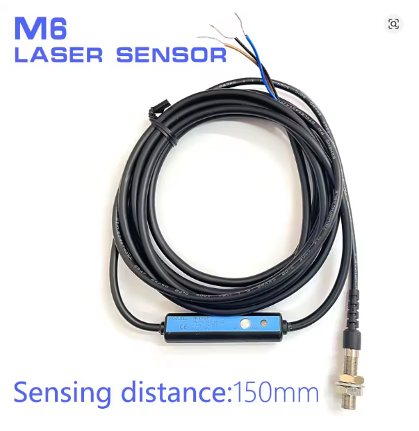  TR-D100 TR-D150 M5 M6 Silindirik Tip Lazer Sensör