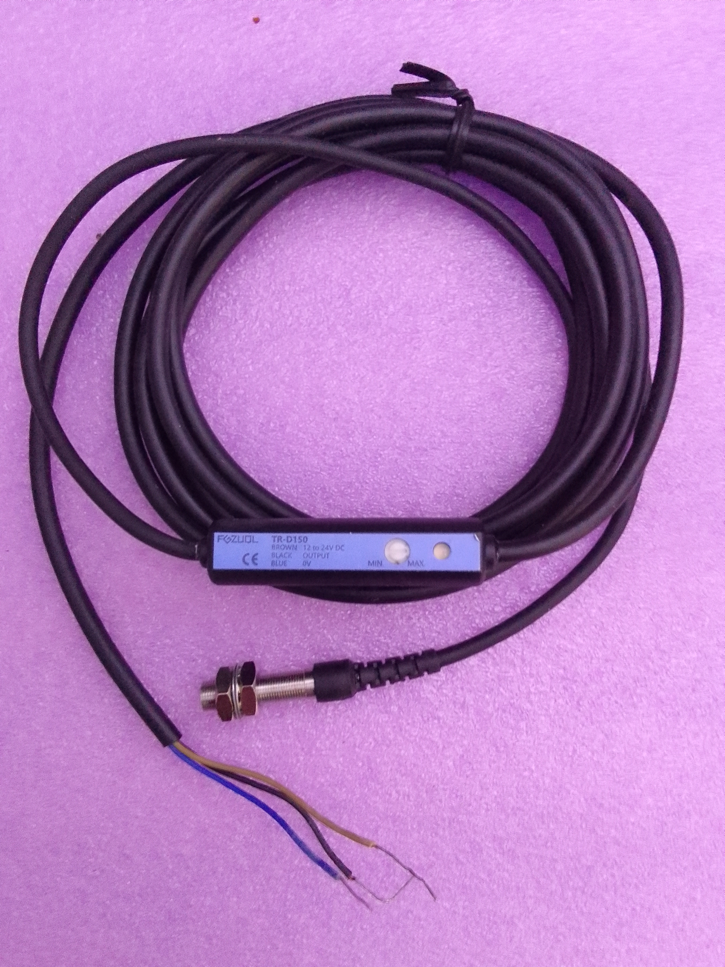 TR-D100 TR-D150 M5 M6 Silindirik Tip Lazer Sensör