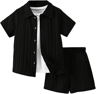 Kids’ black summer outfit set