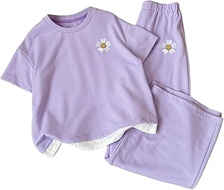 Lilac Daisy Two-Piece Lounge Set