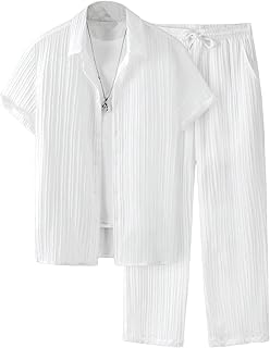 Men’s White Casual Summer Set