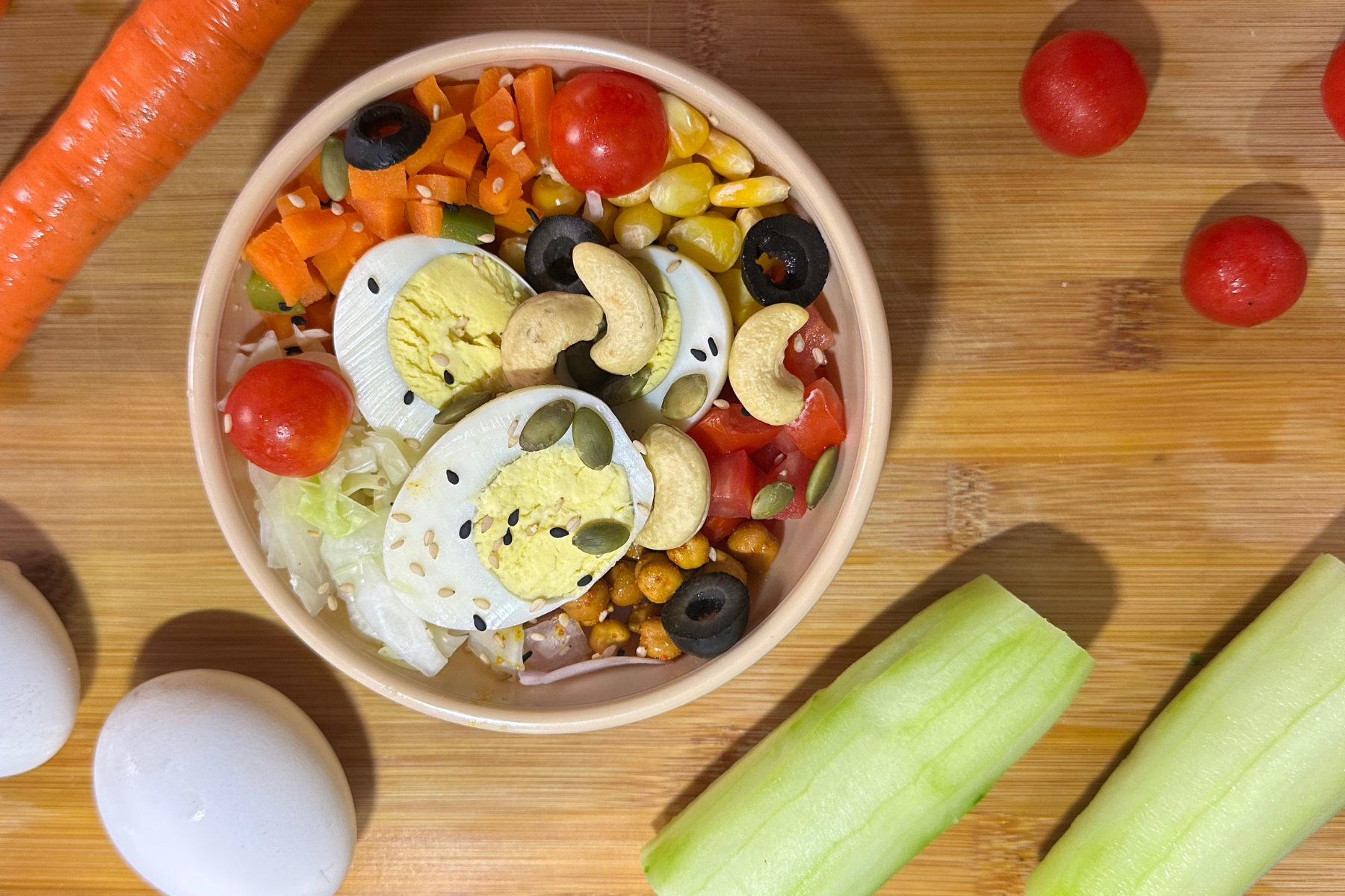 Egg Protein Salad[650 ml, serves 1]