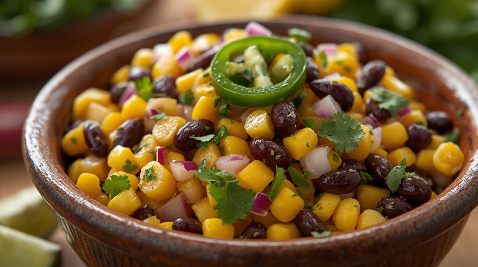Mexican Corn and Bean Salad[650 ml, serves 1]