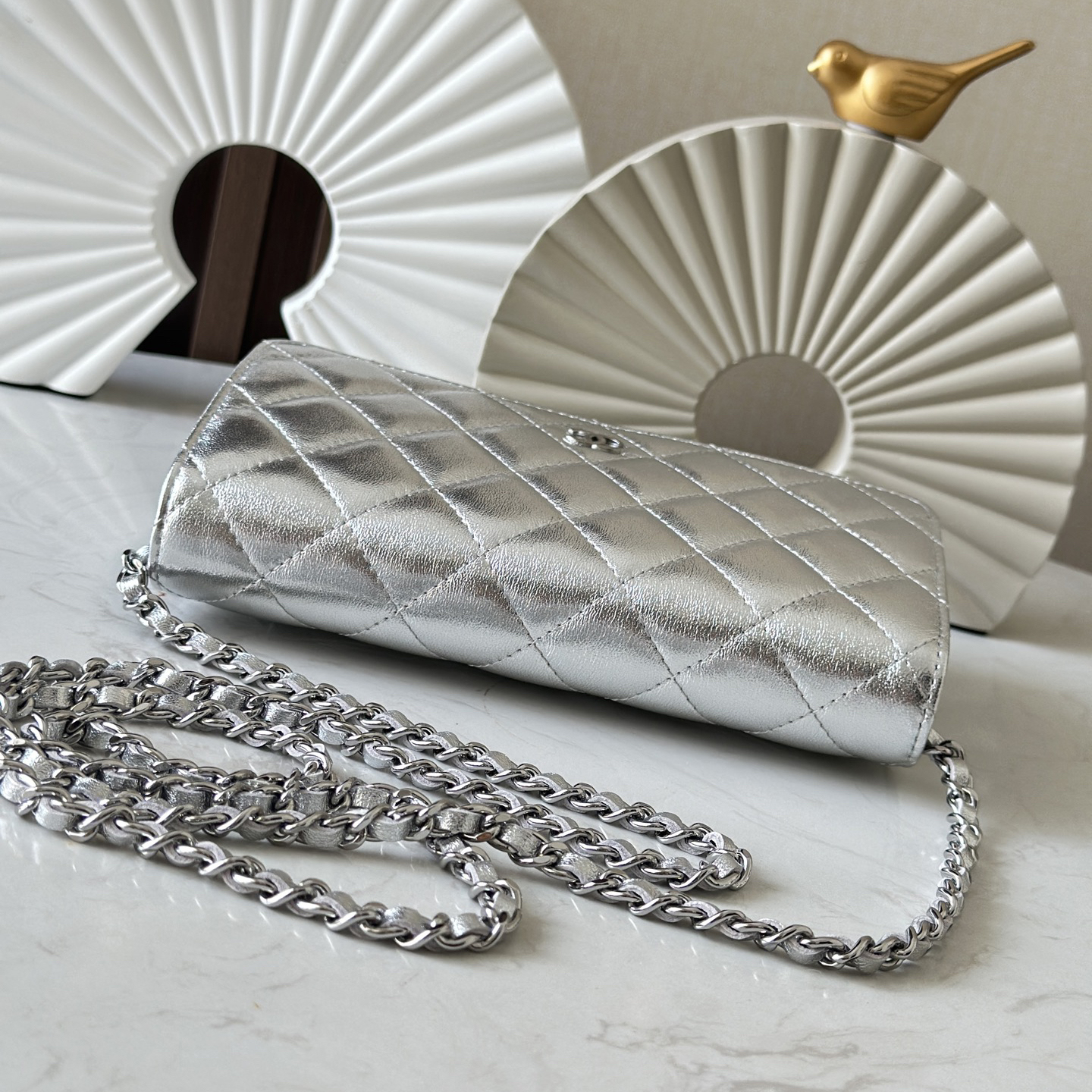 CC Bags Best Lambskin Wallet on Chain 19cm