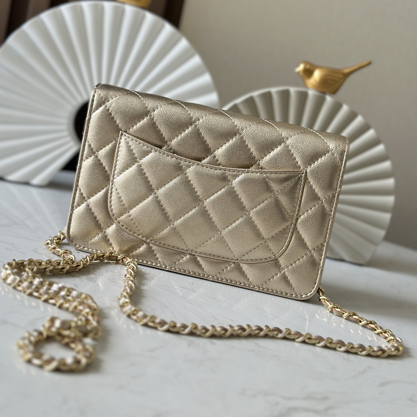 CC Bags Best Lambskin Wallet on Chain 19cm