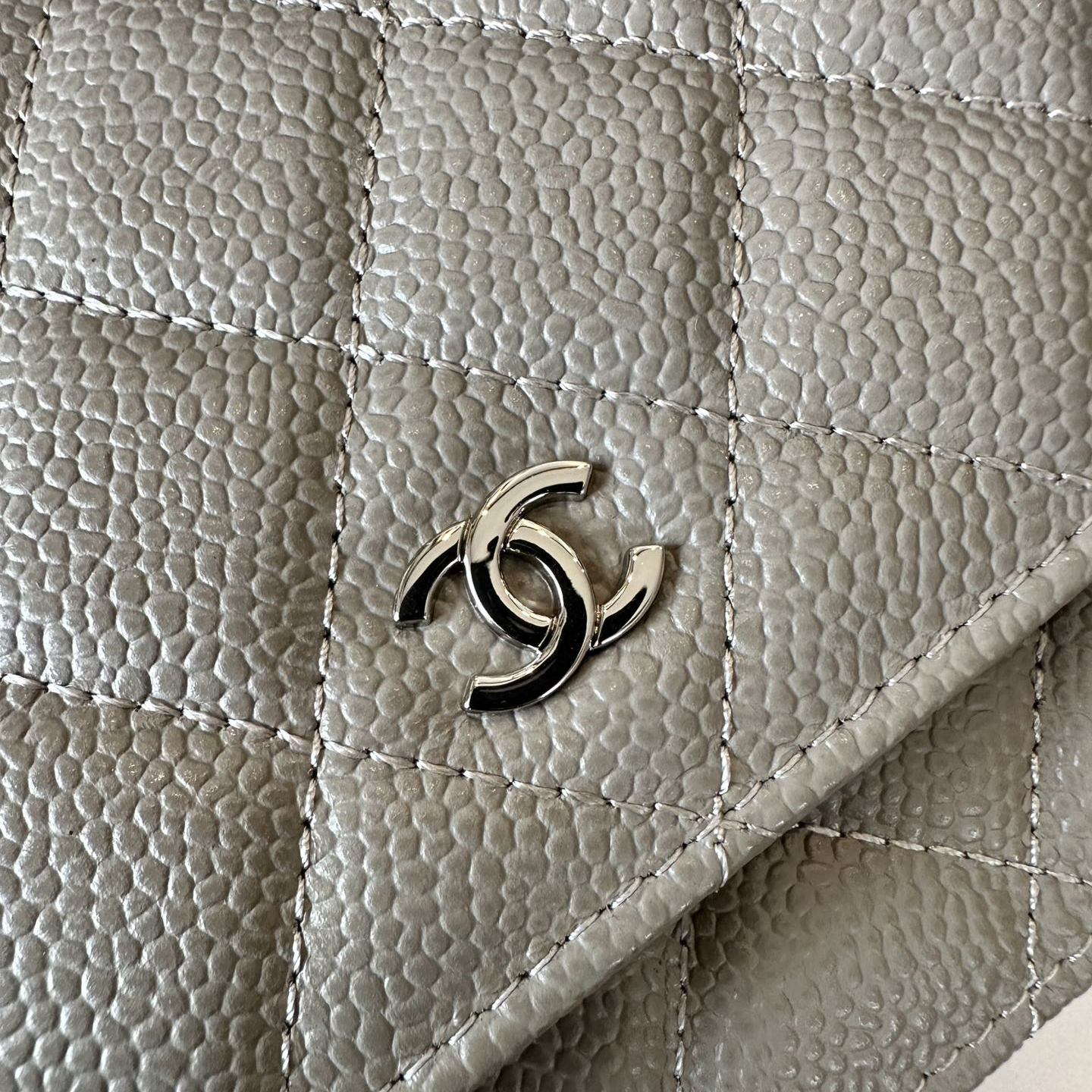 CC Bags Best Caviar Wallet on Chain 19cm