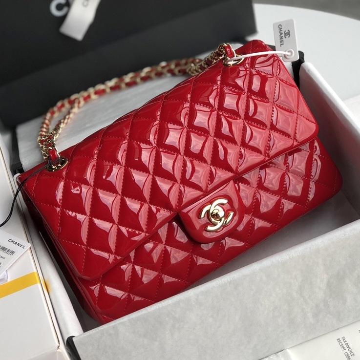 CC Bags Best Classic Flap Bag Patent 25cm