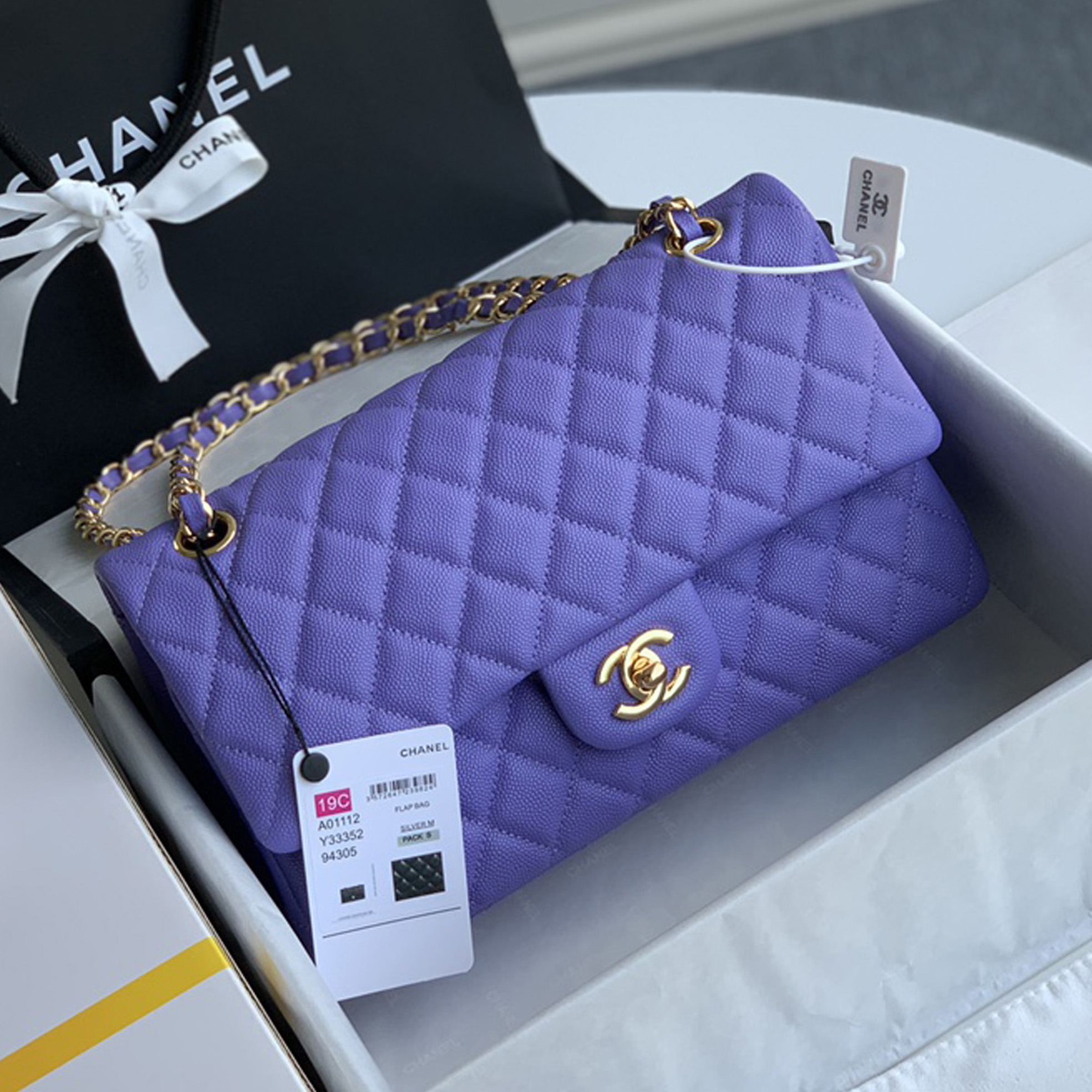 CC Bags Best Classic Flap Bag Caviar 25cm