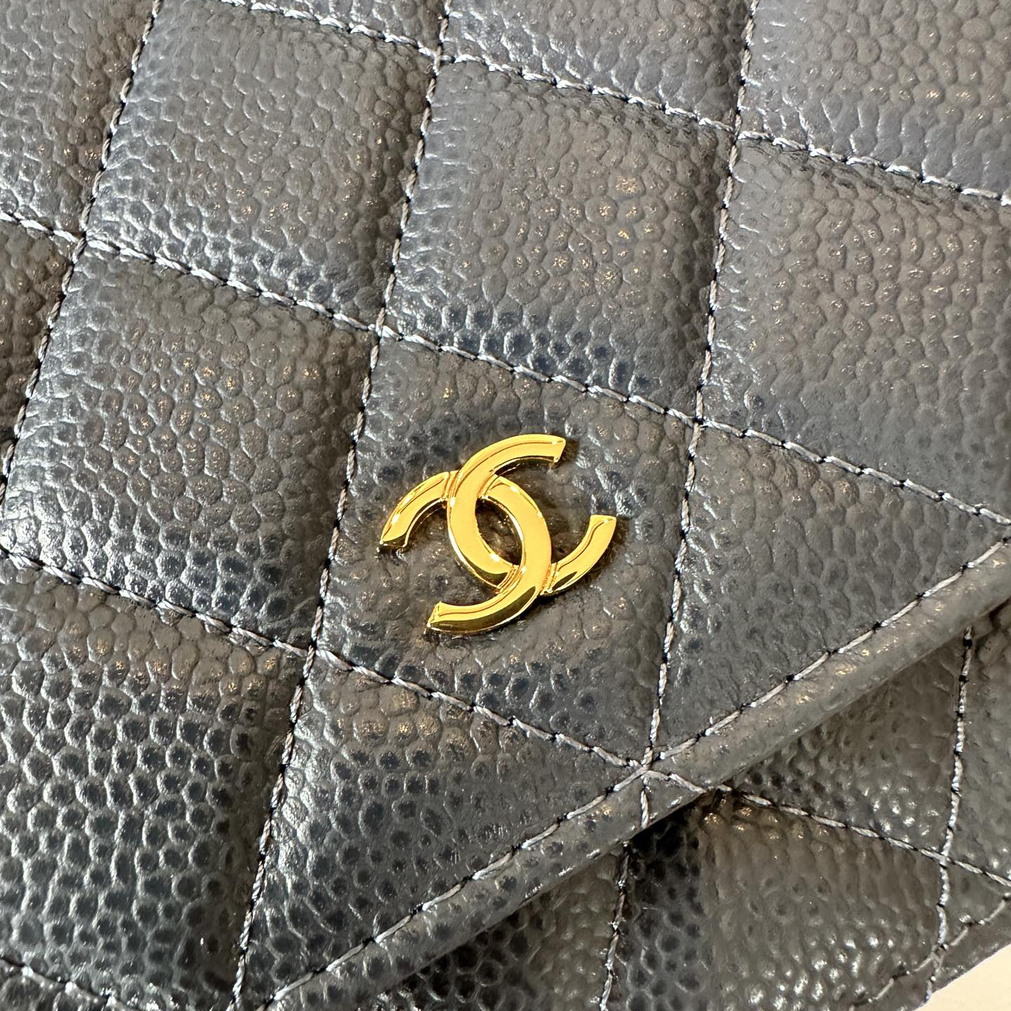 CC Bags Best Caviar Wallet on Chain 19cm