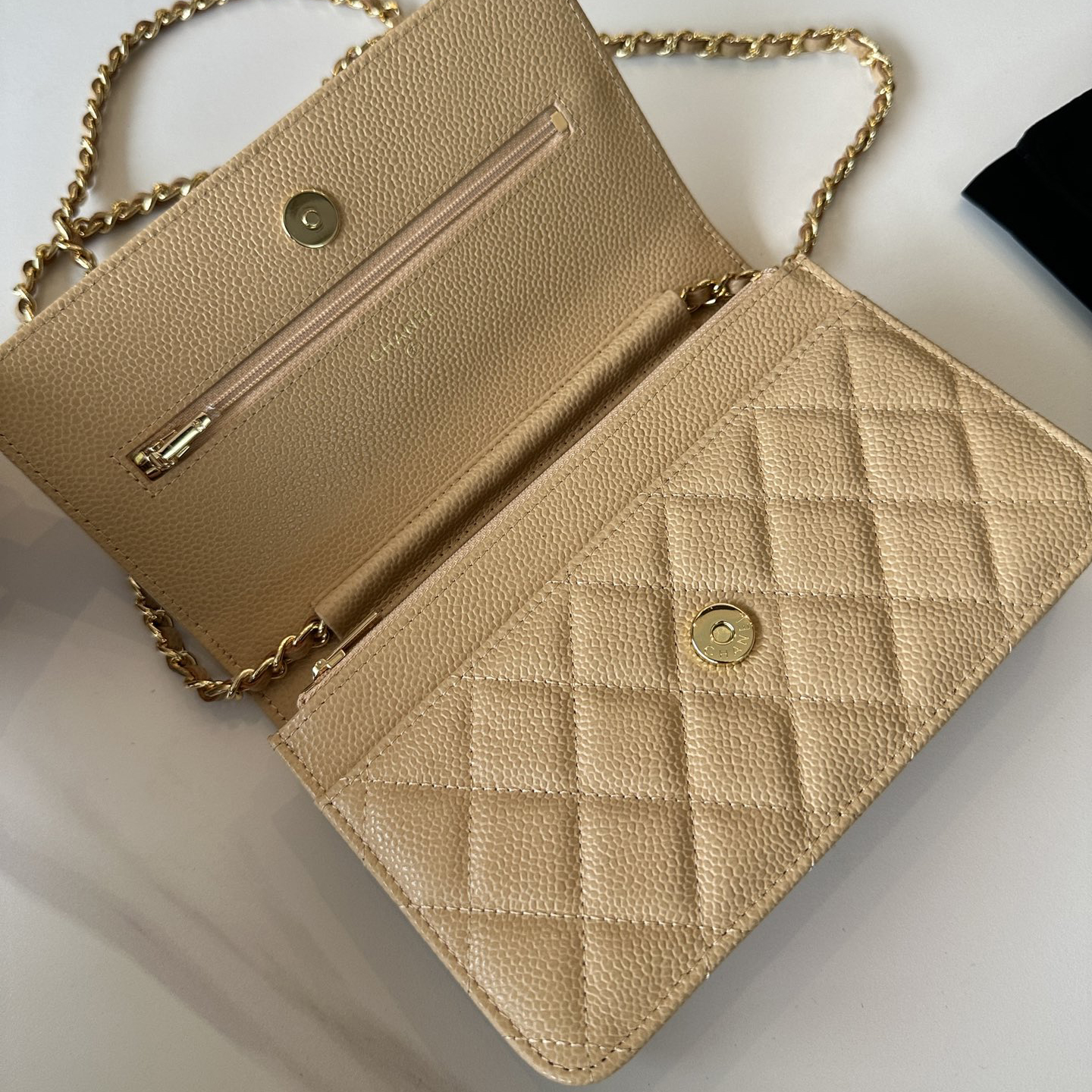 CC Bags Best Caviar Wallet on Chain 19cm