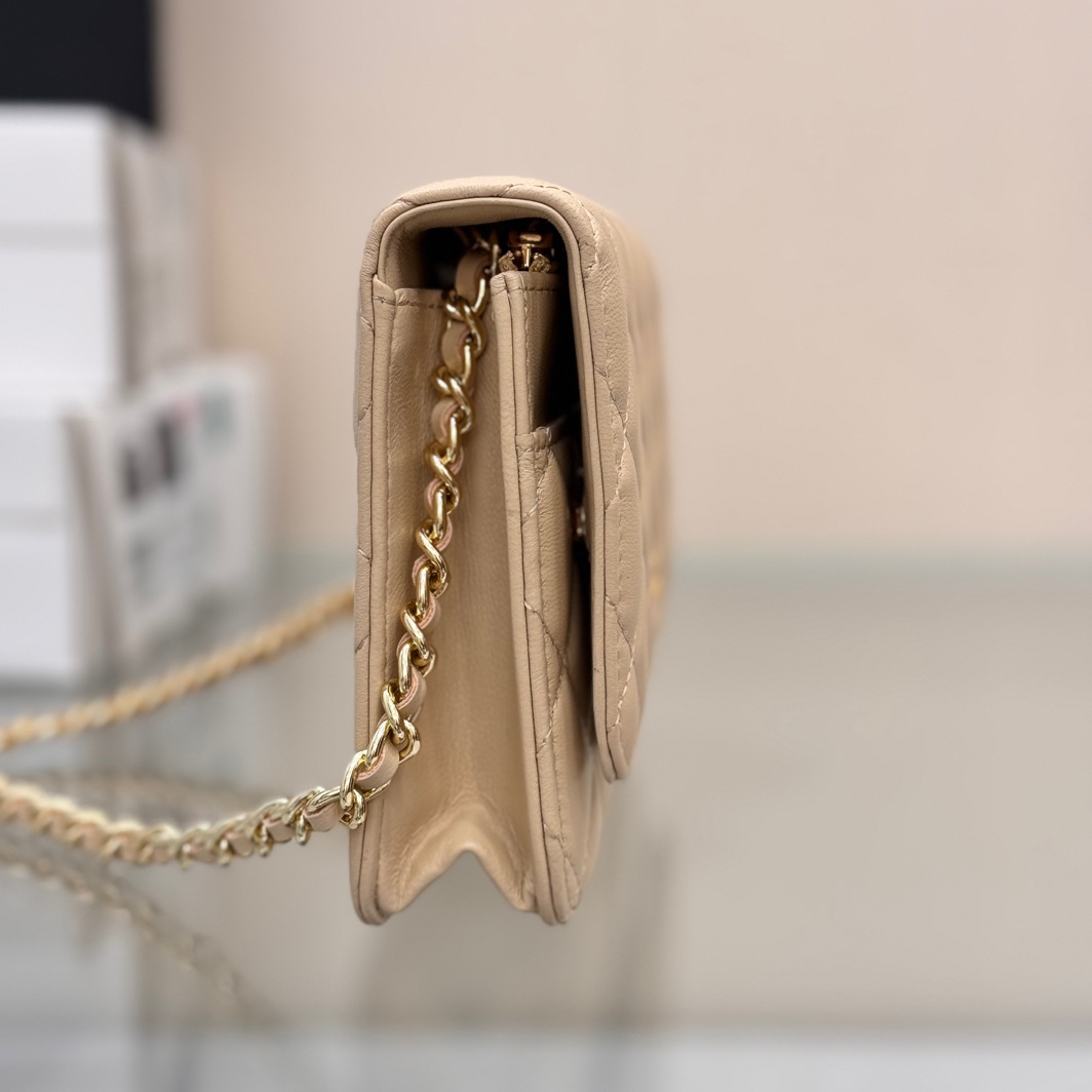 CC Bags Best Lambskin Wallet on Chain 19cm