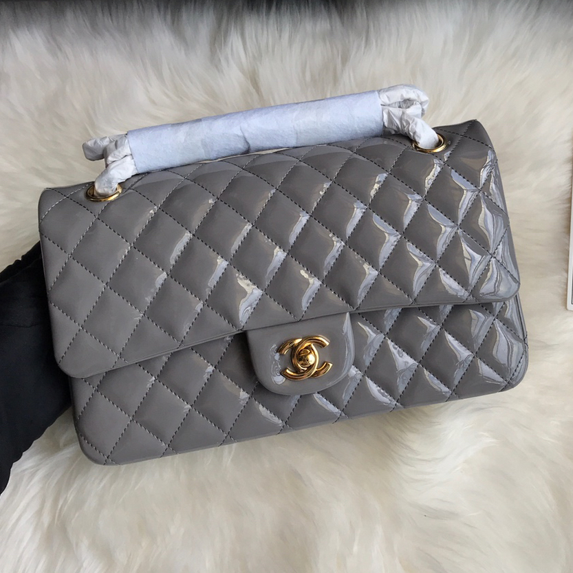 CC Bags Best Classic Flap Bag Patent 25cm