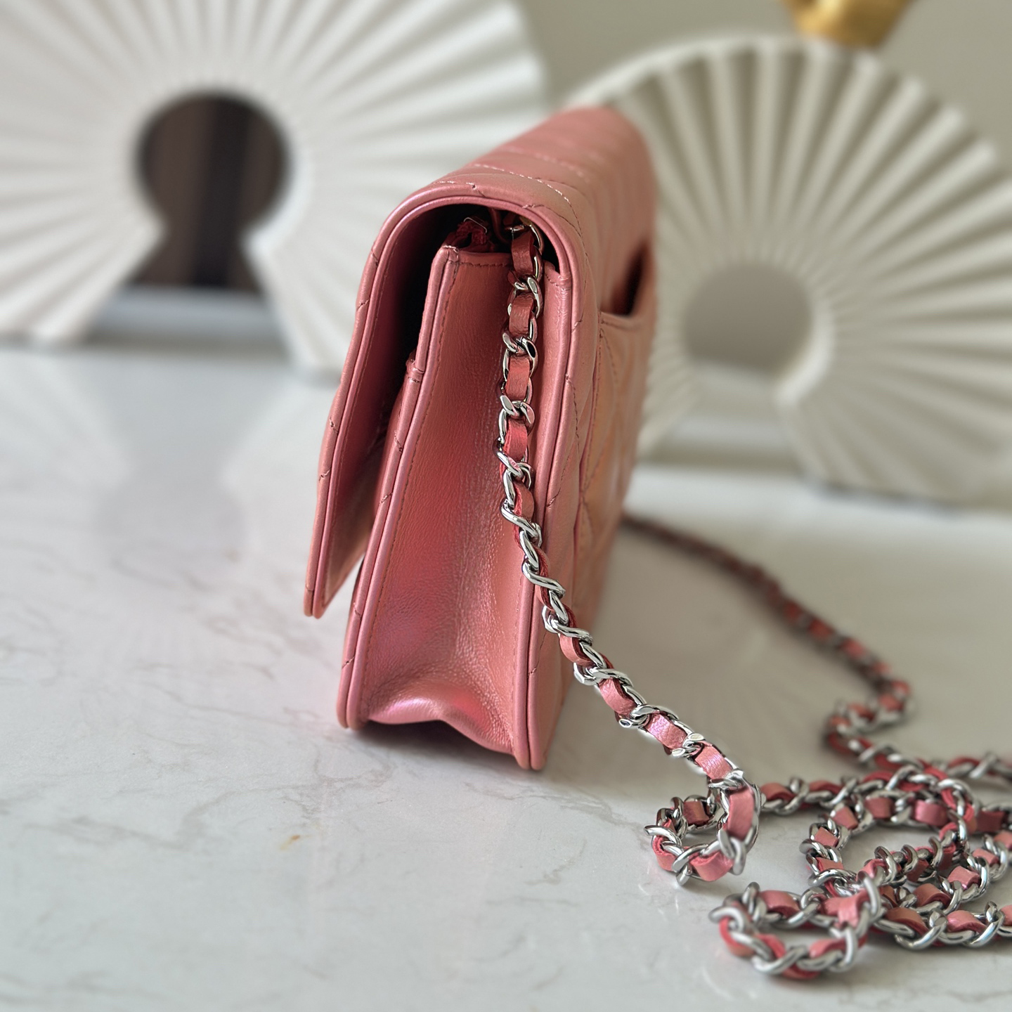 CC Bags Best Lambskin Wallet on Chain 19cm