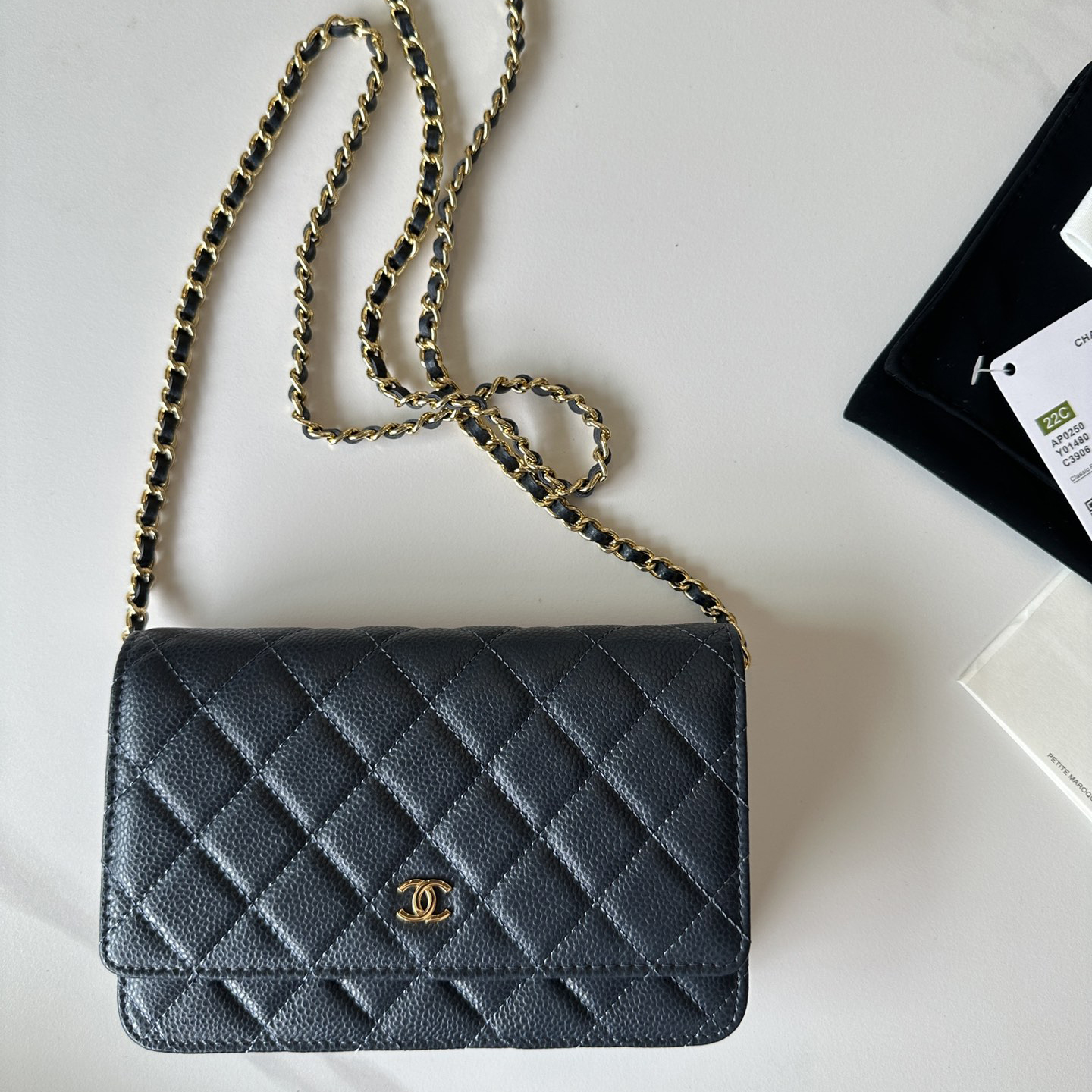 CC Bags Best Caviar Wallet on Chain 19cm