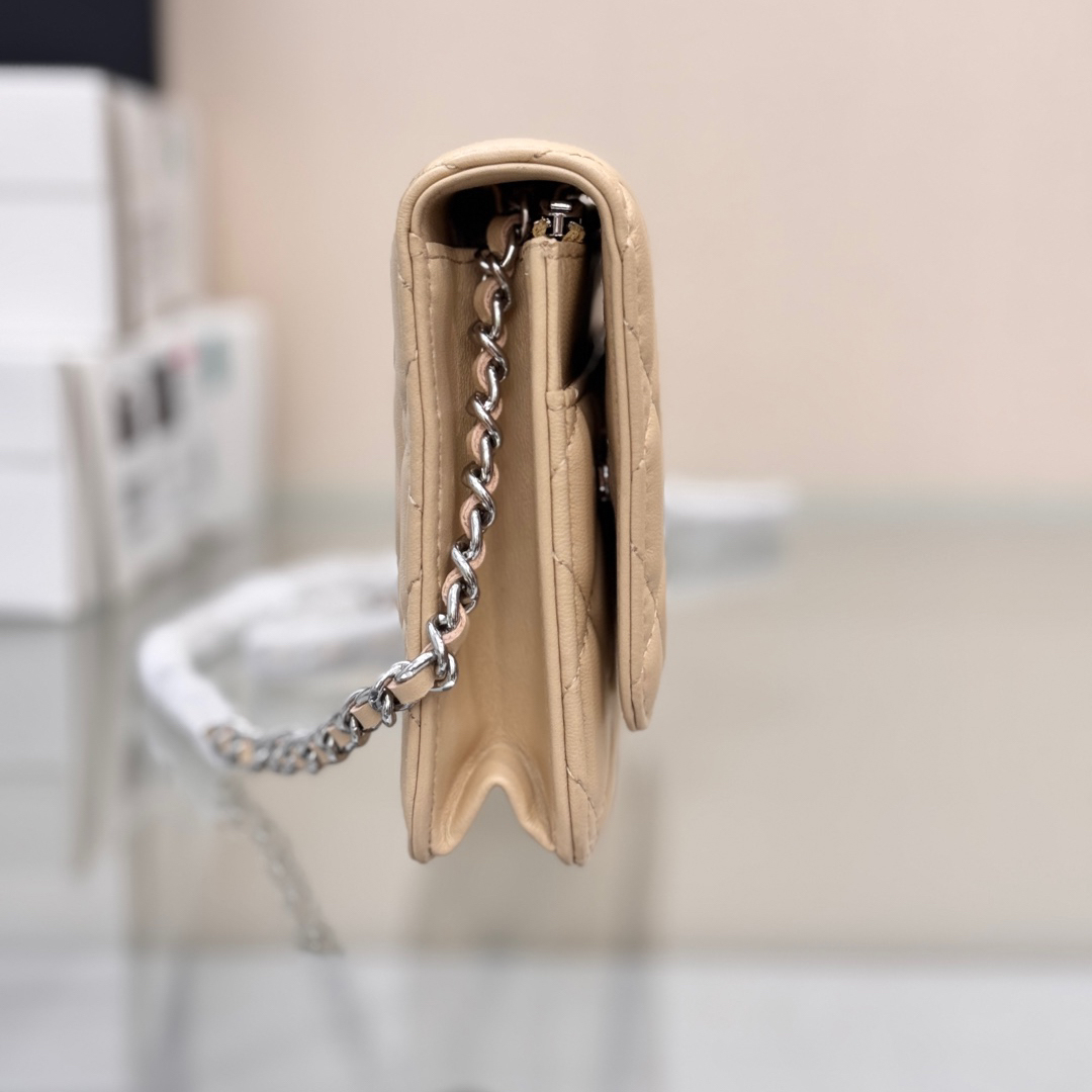 CC Bags Best Lambskin Wallet on Chain 19cm