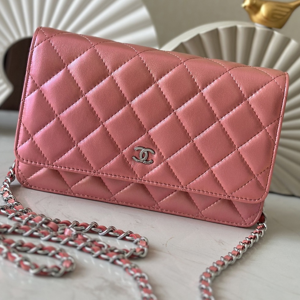 CC Bags Best Lambskin Wallet on Chain 19cm