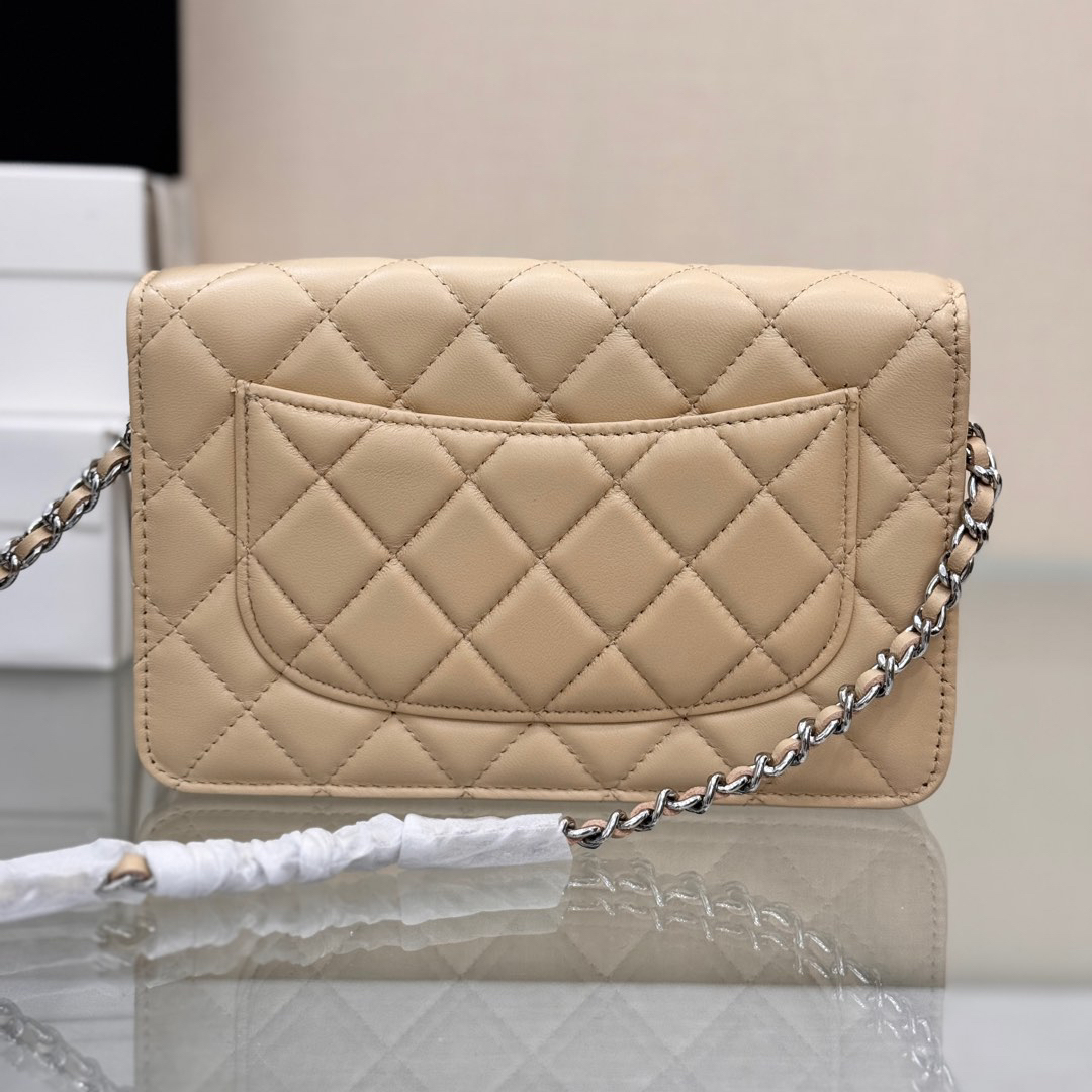 CC Bags Best Lambskin Wallet on Chain 19cm