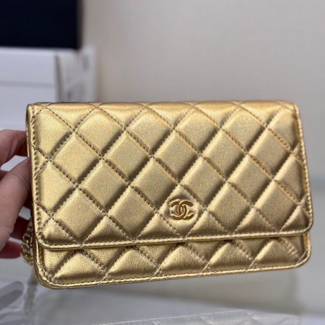 CC Bags Best Lambskin Wallet on Chain 19cm