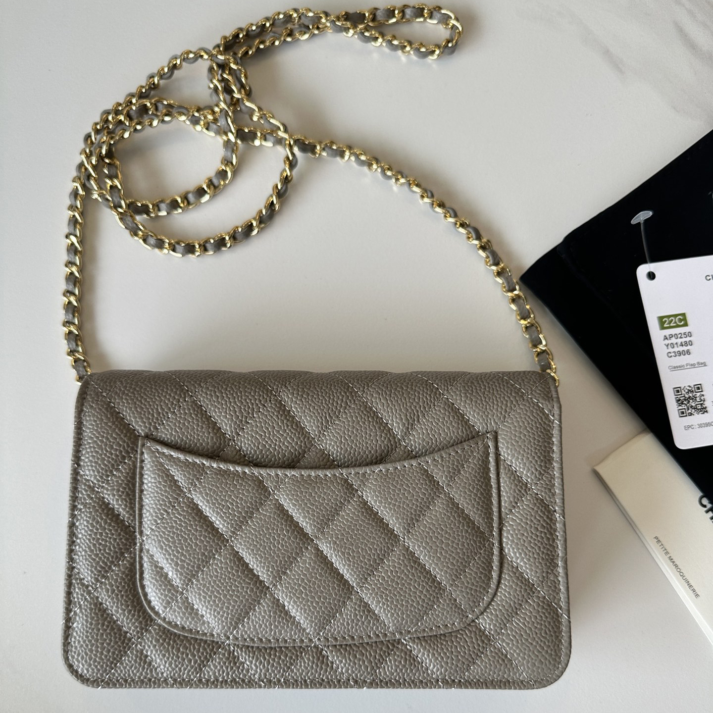 CC Bags Best Caviar Wallet on Chain 19cm