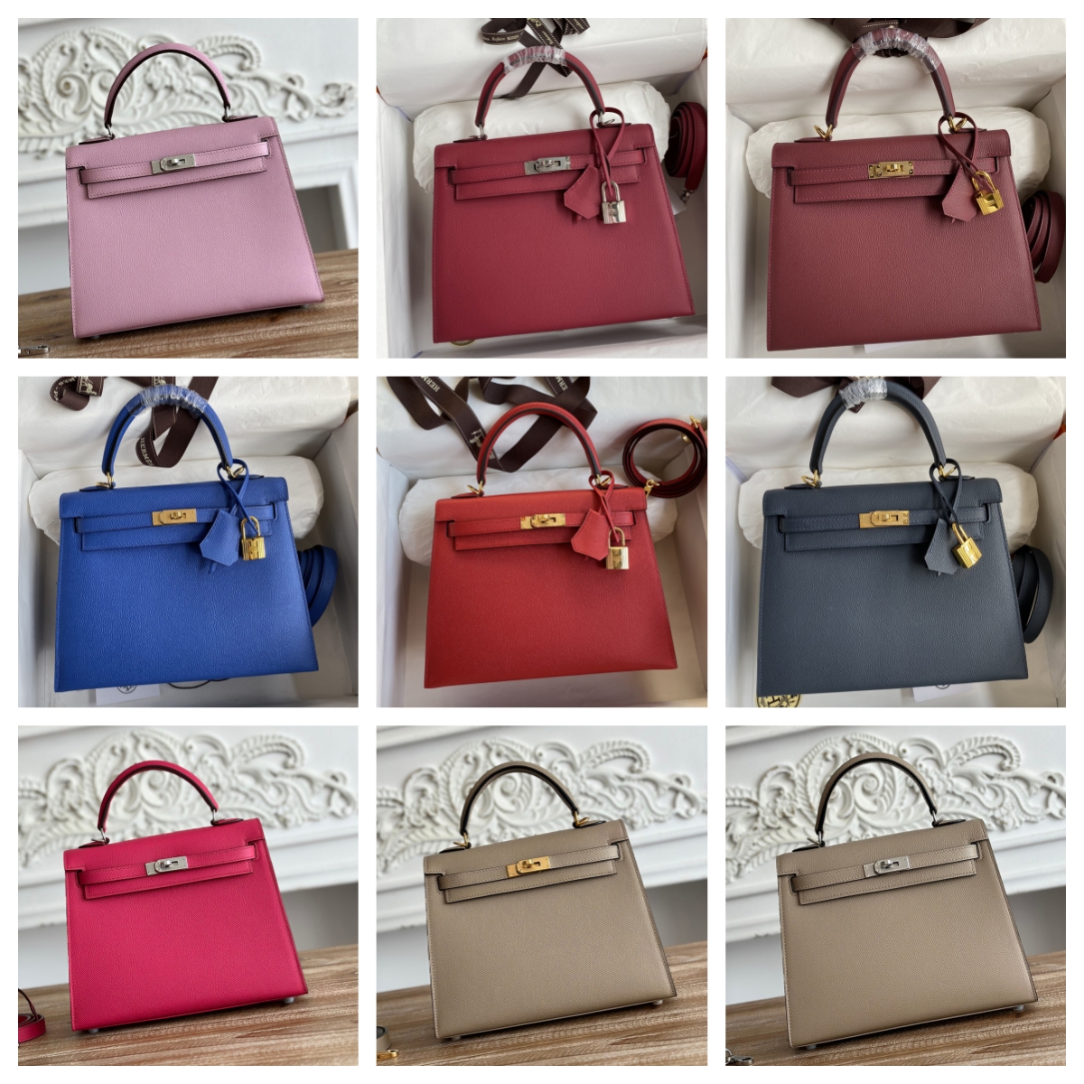 oKELLYo Bags 25cm Epsom Leather Best