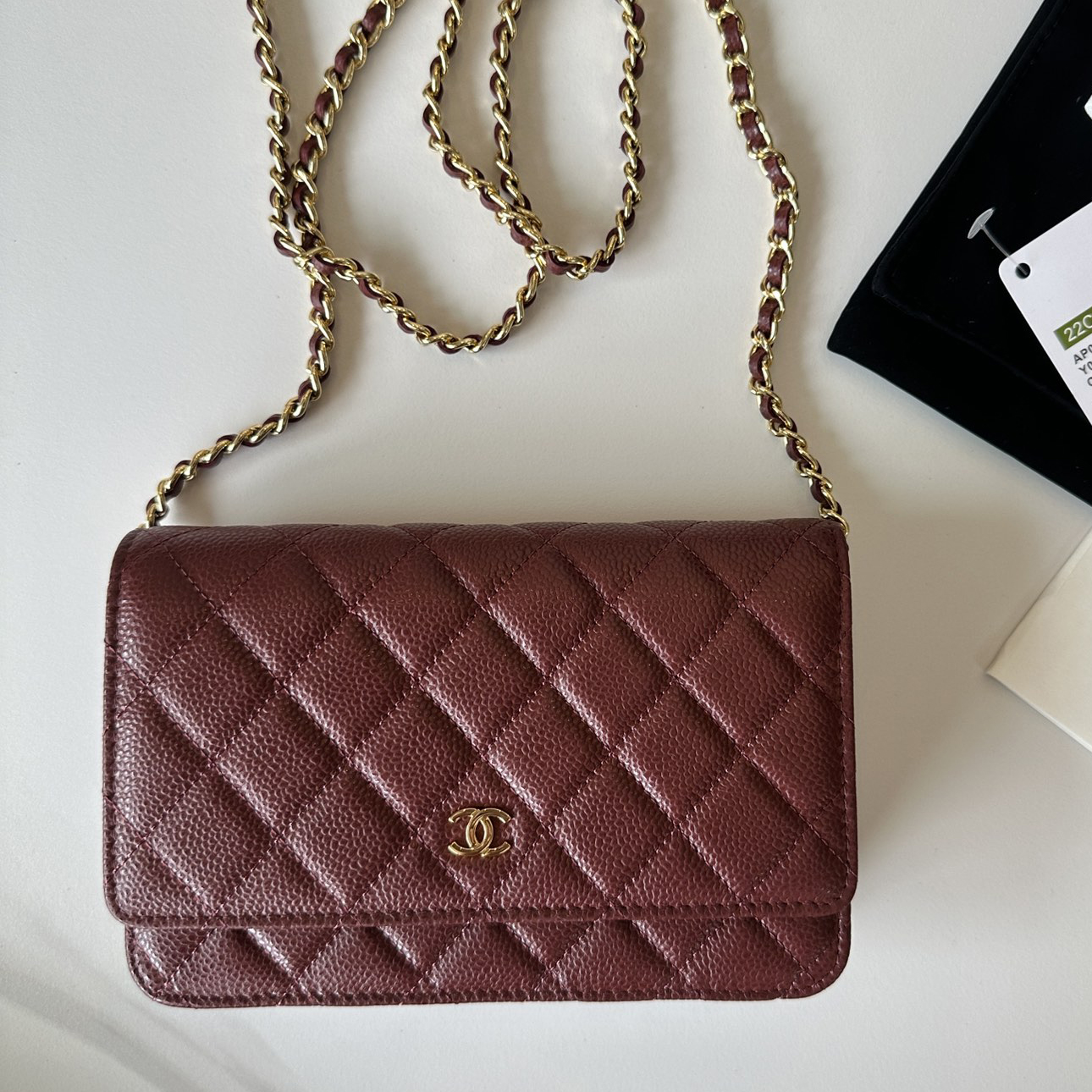 CC Bags Best Caviar Wallet on Chain 19cm