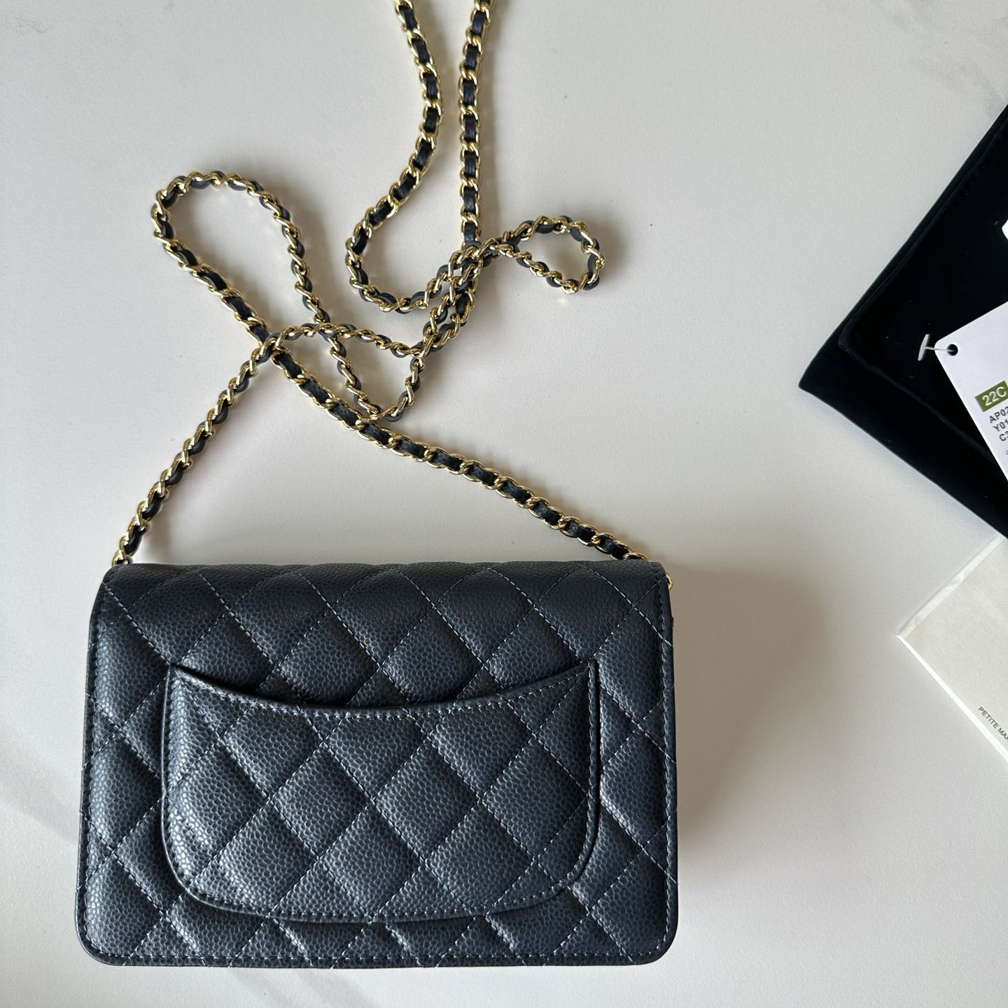 CC Bags Best Caviar Wallet on Chain 19cm