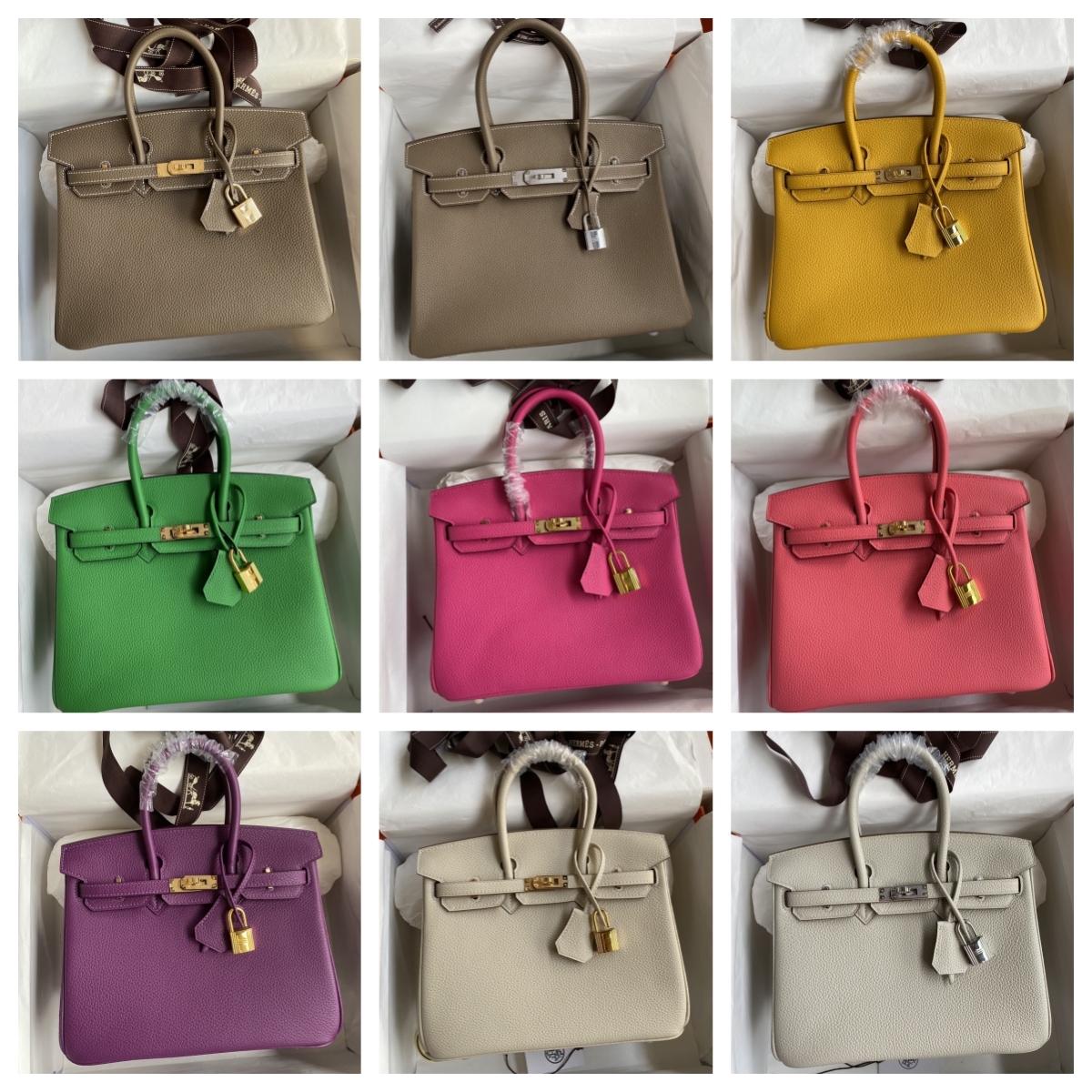 oBIRKINo Bags 25cm Togo Leather Best