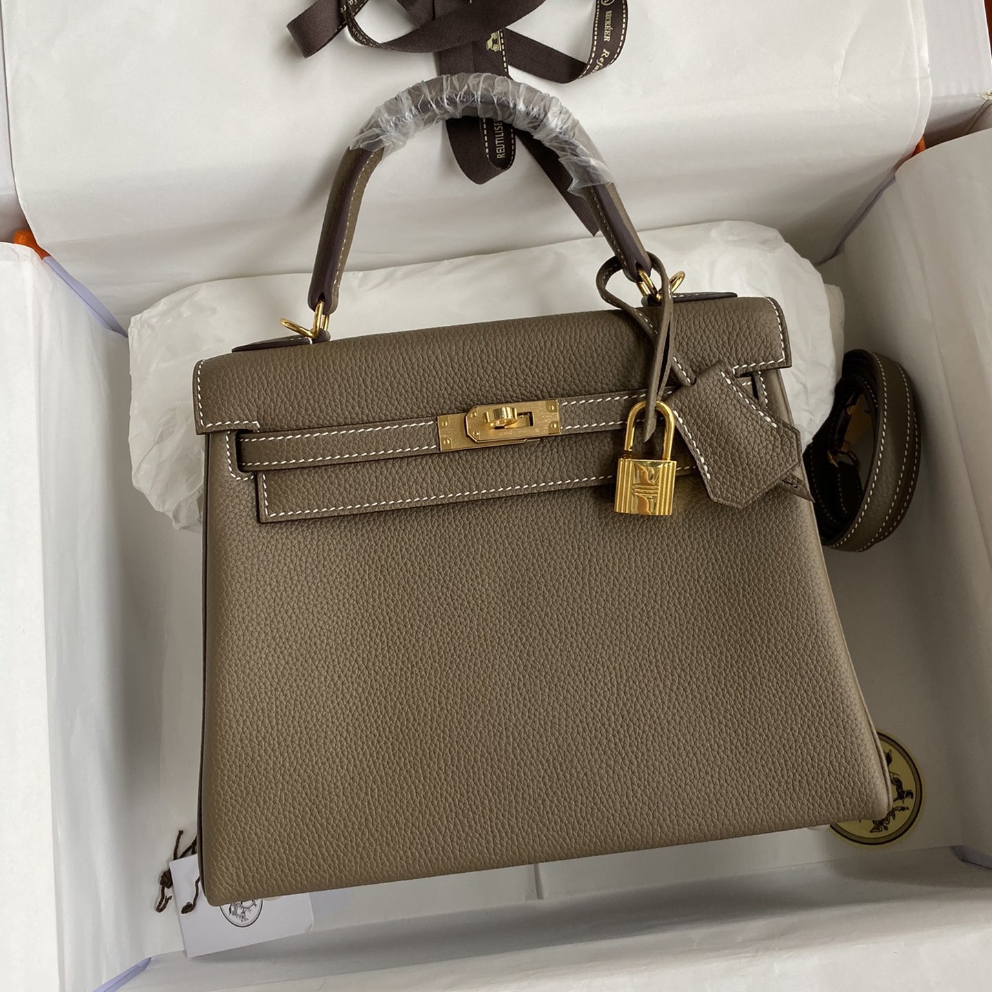 oKELLYo Bags 25cm Togo Leather Best